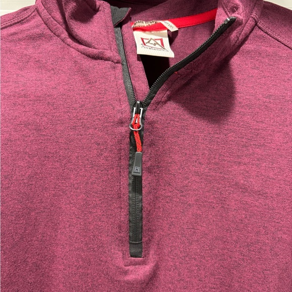 Avalanche Slubbed Zip Up Pullover - Picture 3 of 5